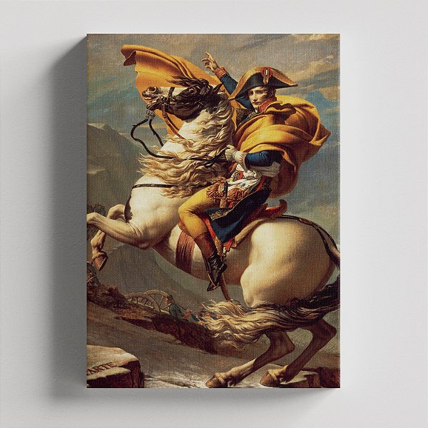 Quadro Canvas Napoleon Crossing Alps