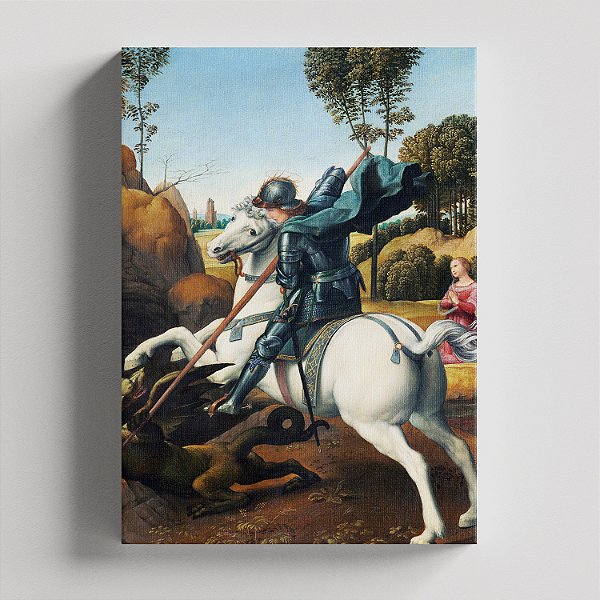Quadro Canvas St.George and t Dragon