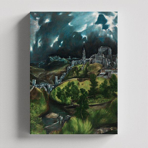 Quadro Canvas View of Toledo