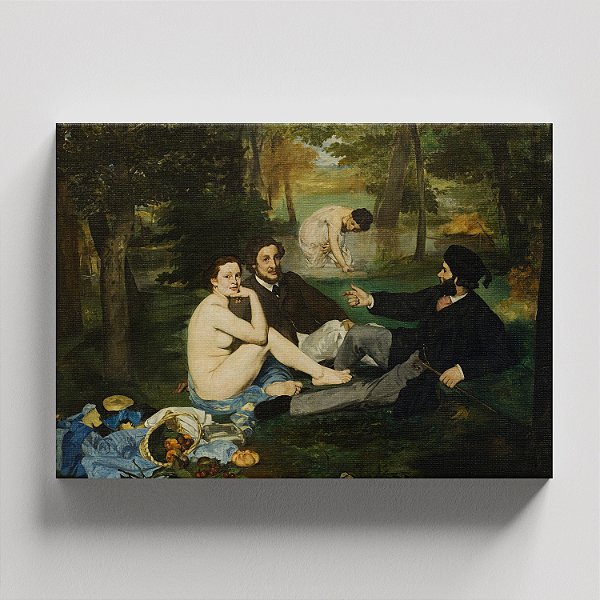 Quadro Canvas Le Déjeuner sur lherbe