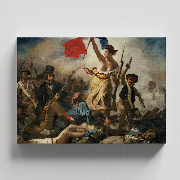 Quadro Canvas Liberty Leading People