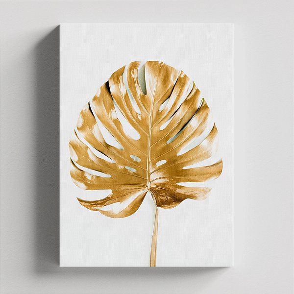 Quadro Canvas Costela de Adão Gold