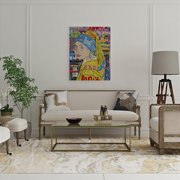 Quadro Canvas Girl Pearl Earring