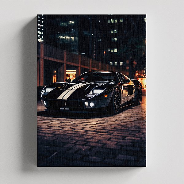 Quadro Canvas - Carro Preto
