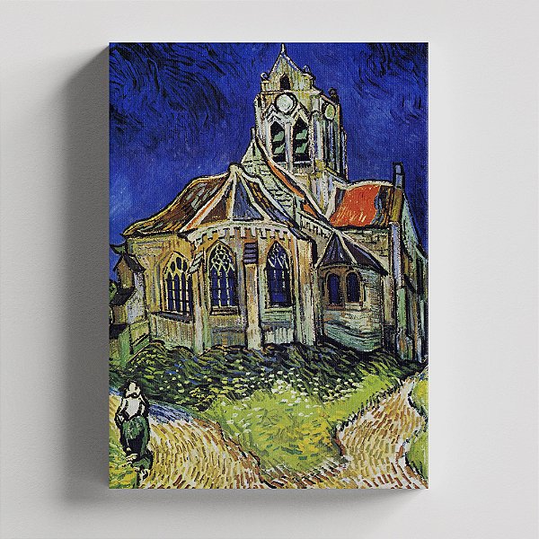Quadro Canvas The Church at Auvers