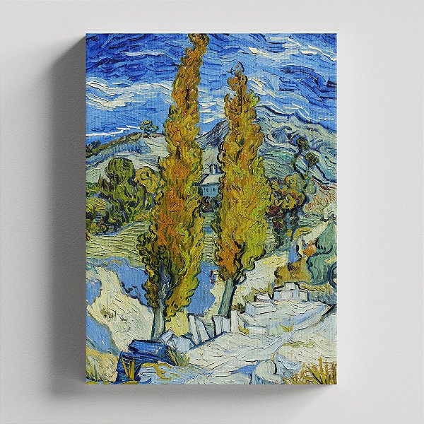 Quadro Canvas Poplars in the Alpilles Near Saint-Rémy
