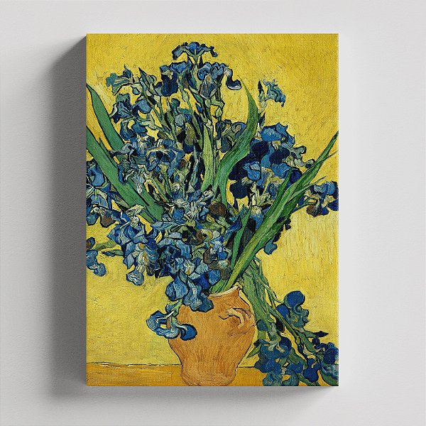 Quadro Canvas Vase Mit Iris