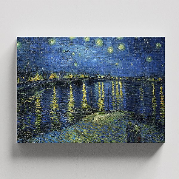 Quadro Canvas Starry Night Over the Rhone