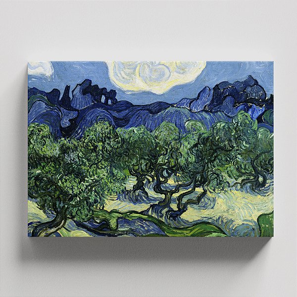 Quadro Canvas The Olive Trees 1889