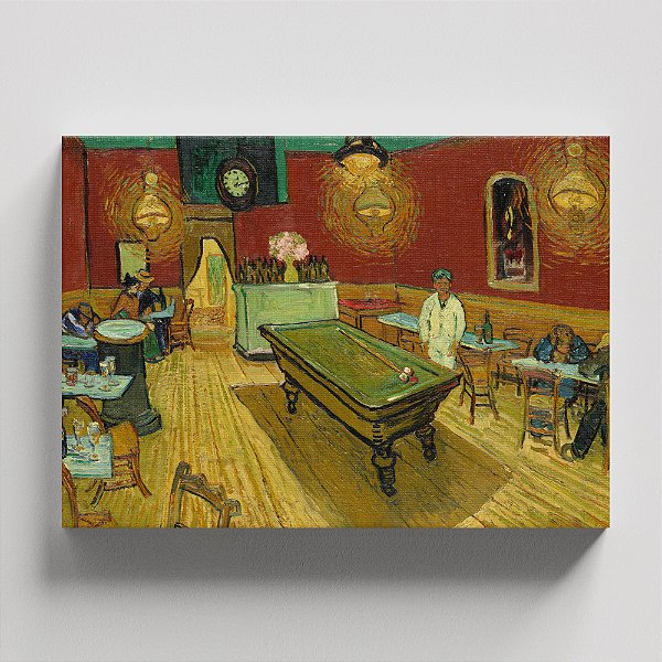 Quadro Canvas Le café de nuit