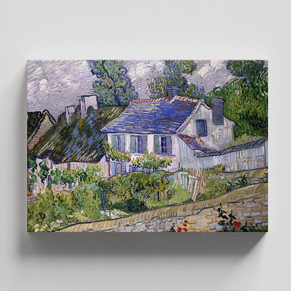 Quadro Canvas Houses at Auvers