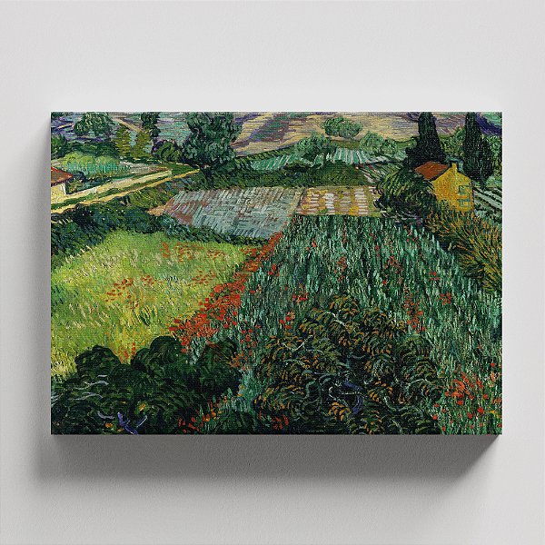 Quadro Canvas Field with Poppies