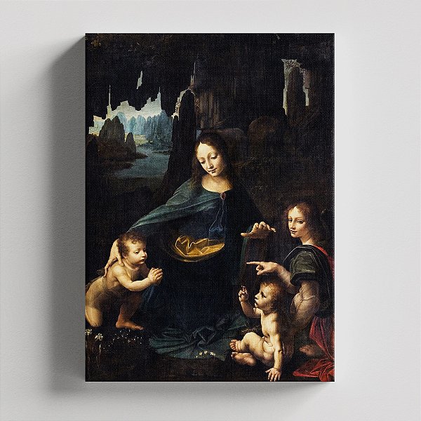 Quadro Canvas Virgin Of The Rocks