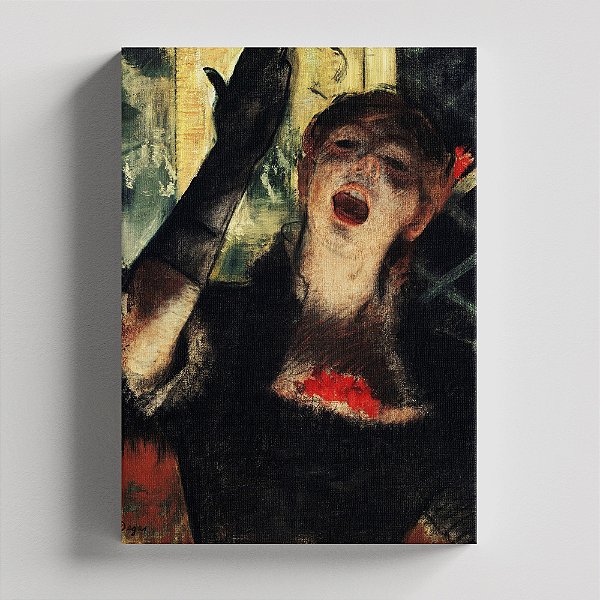 Quadro Canvas Cafe Singer