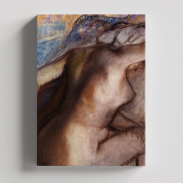 Quadro Canvas After the Bath, Woman Drying Herself