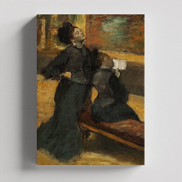 Quadro Canvas Visit to a Museum