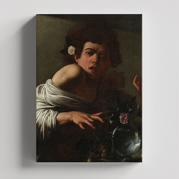Quadro Canvas Boy Bitten by a Lizard