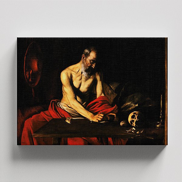 Quadro Canvas Saint Jerome Writing