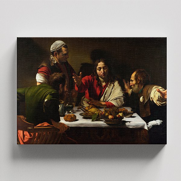Quadro Canvas Supper at Emmaus 1601