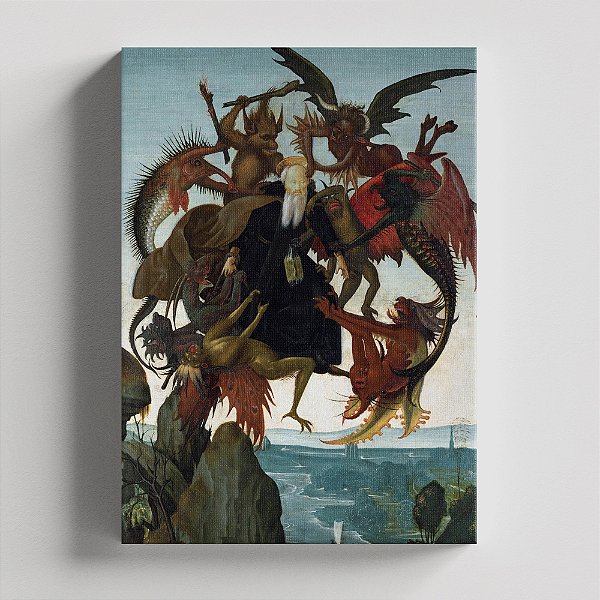 Quadro Canvas The Torment of Saint Anthony