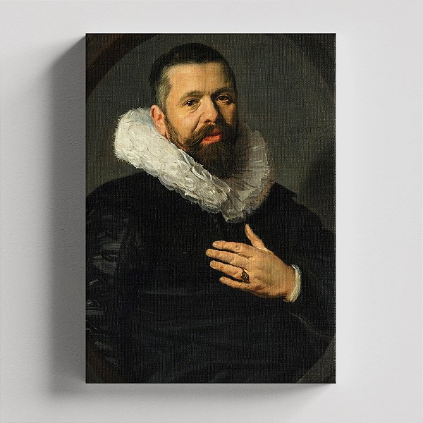 Quadro Canvas Portrait of a Bearded Man with a Ruff