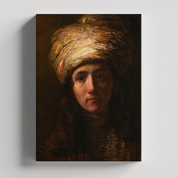 Quadro Canvas Young Man in a Turban