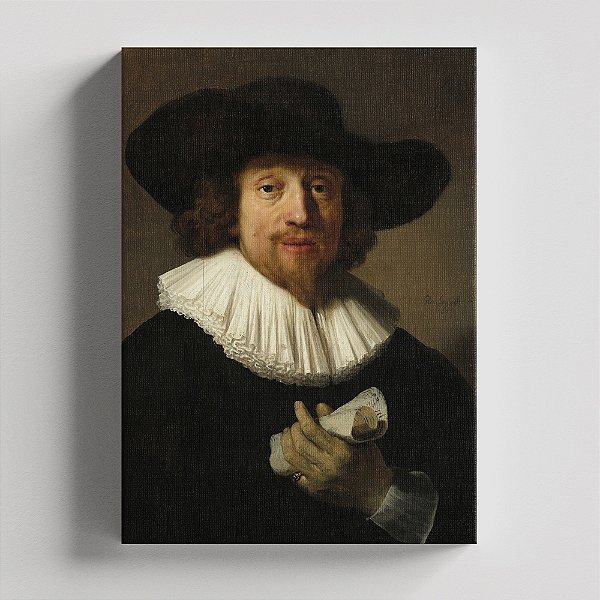 Quadro Canvas Man with a Sheet of Music