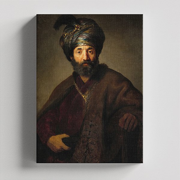 Quadro Canvas Portrait of a Man in Oriental Costume