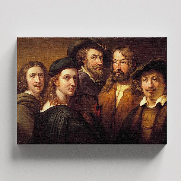 Quadro Canvas Five Artists Rembrandt