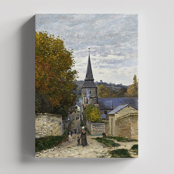 Quadro Canvas Street in Saint-Adresse