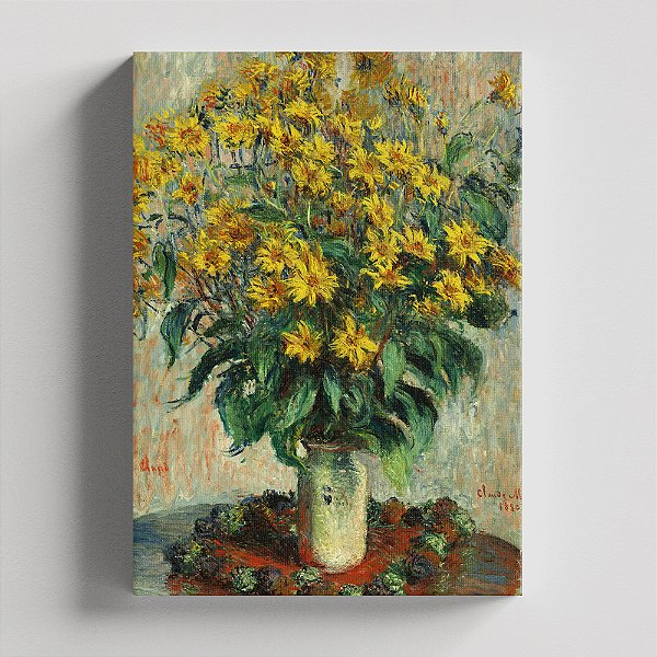Quadro Canvas Jerusalem Artichoke Flowers