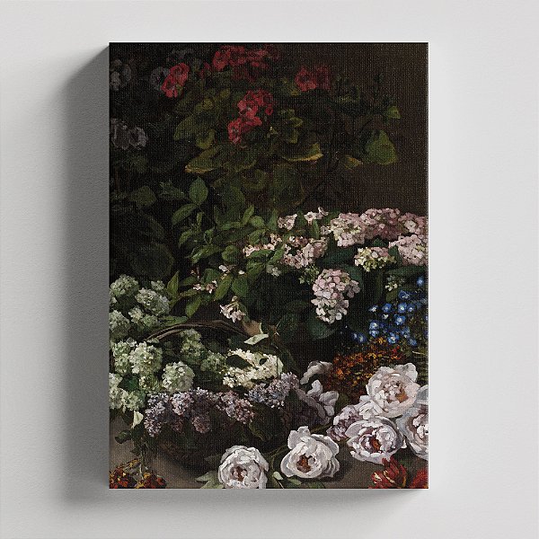 Quadro Canvas Spring Flowers by Claude Monet (1864)