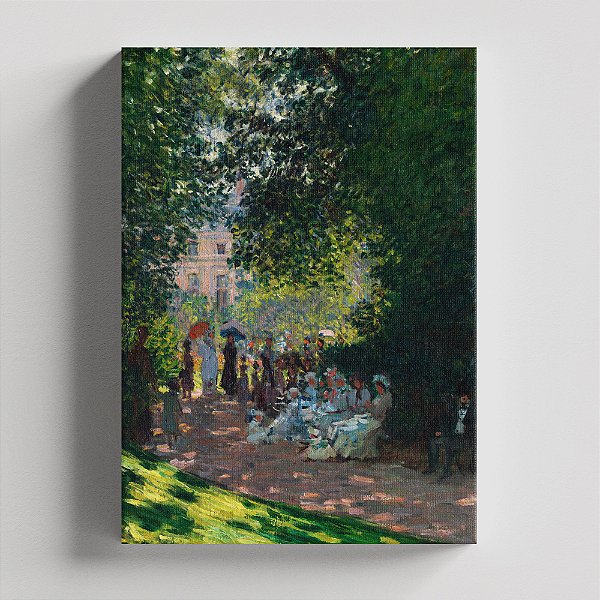 None Quadro Canvas The Parc Monceau