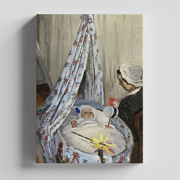 Quadro Canvas The Cradle - Camille with the Artist's Son Jean