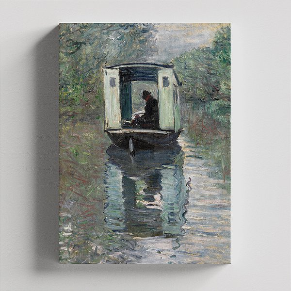 Quadro Canvas The Studio Boat (Le Bateau-atelier)