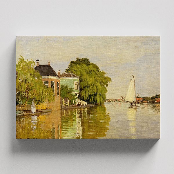 Quadro Canvas Houses on the Achterzaan