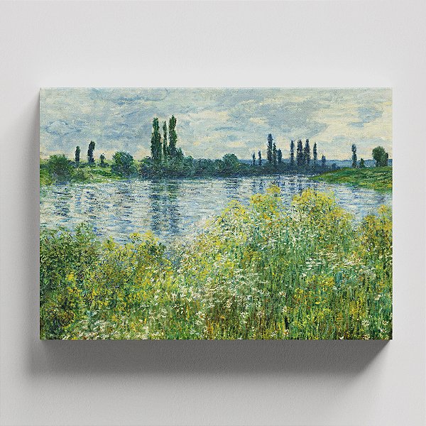 Quadro Canvas Banks of the Seine, Vétheuil