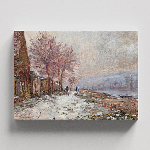 Quadro Canvas Lavacourt, l'hiver
