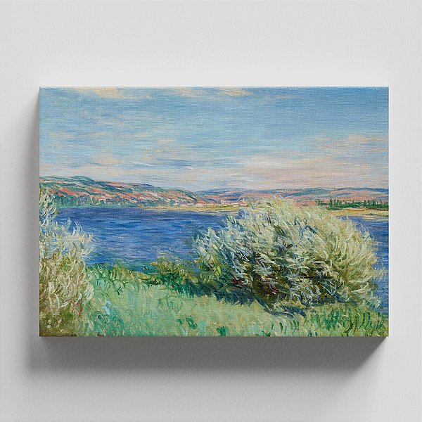 Quadro Canvas The Siene at Vetheuil