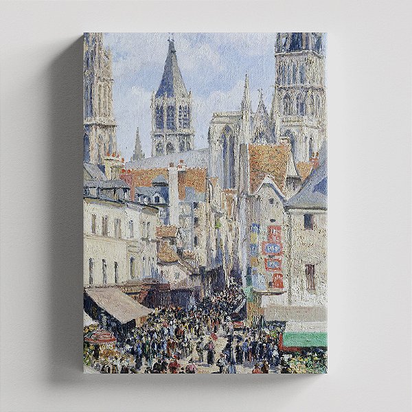 Quadro Canvas Rue de l'Épicerie, Rouen (Effect of Sunlight)