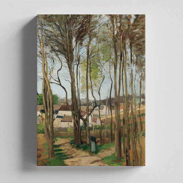 Quadro Canvas The Village Through The Trees