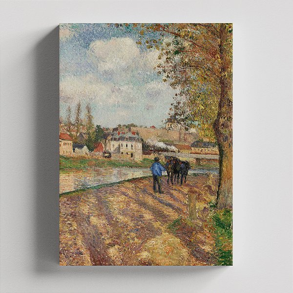 Quadro Canvas Pontoise Road Auvers Sur Oise