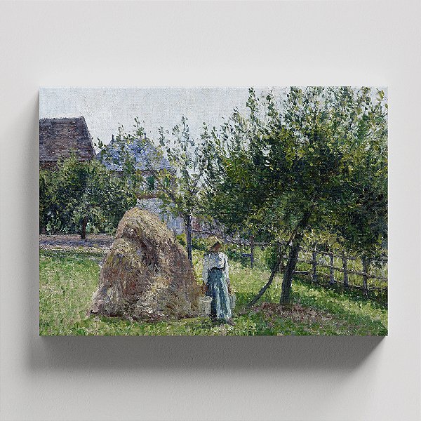Quadro Canvas Apple Trees in Eragny, Sunny Morning