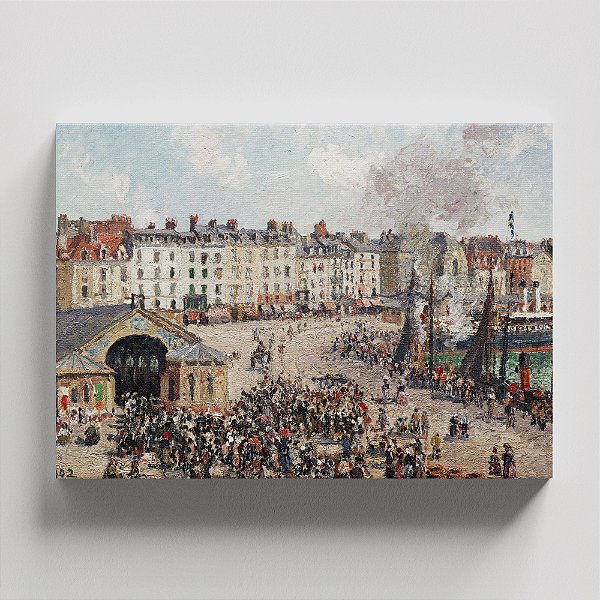 Quadro Canvas Fishmarket (La Poissonnerie à Dieppe)