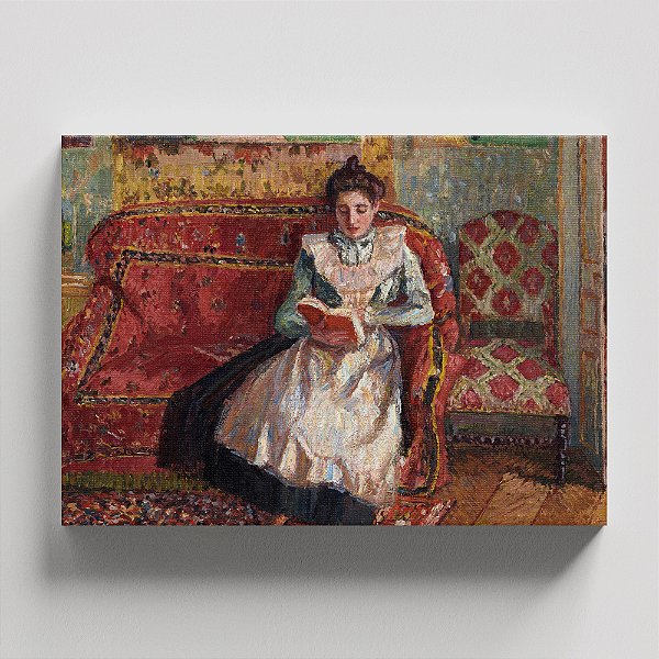 Quadro Canvas Jeanne Pissarro, Called Cocotte, Reading