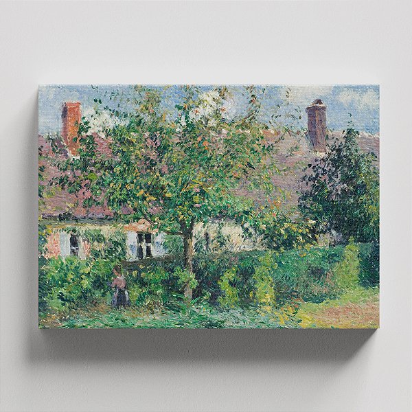 Quadro Canvas Peasant House at Éragny