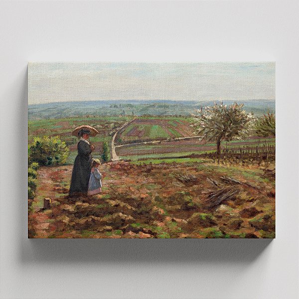 Quadro Canvas La Route de Rouen, les hauteurs de l´Hautil, Pontoise