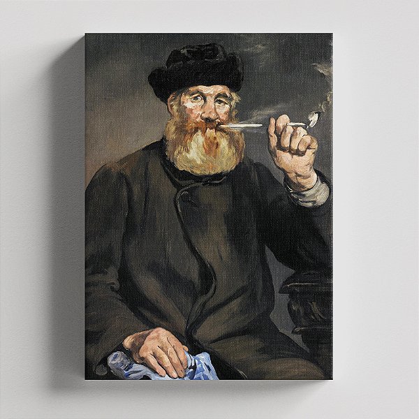 Quadro Canvas The Smoker