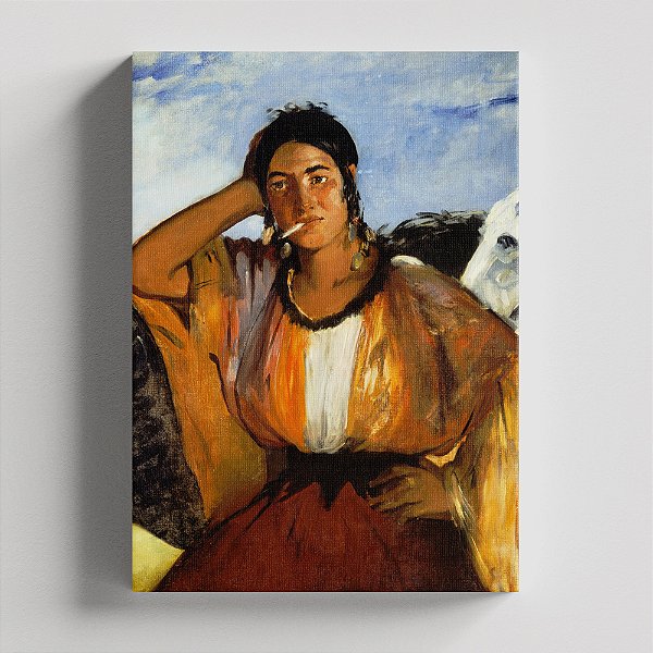Quadro Canvas Gypsy with cigarette