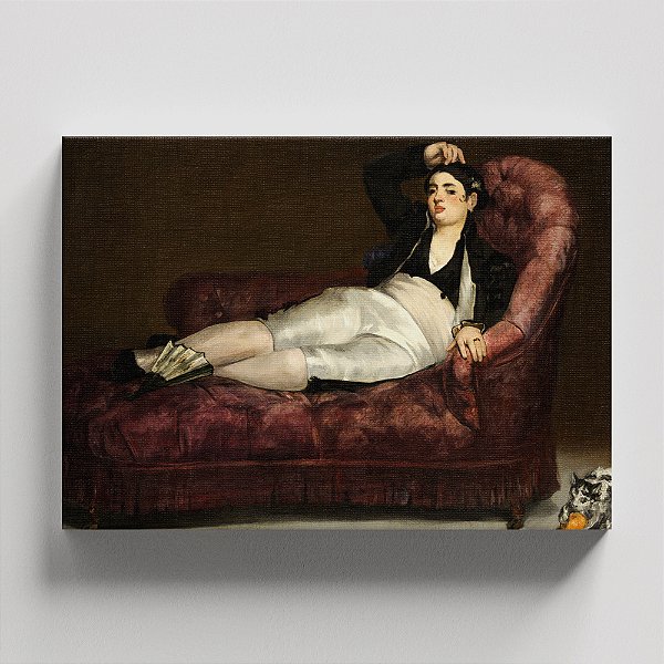 Quadro Canvas Reclining Young Woman in Spanish Costume